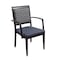 Medacure Squared Navy Stain-Resistant Dining Room Chair for Seniors & Homecare MC-DCA450B - alternate 1